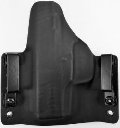 OWB vnější kydexové pouzdro na Glock 43X Rail, poloviční sweatguard, černé