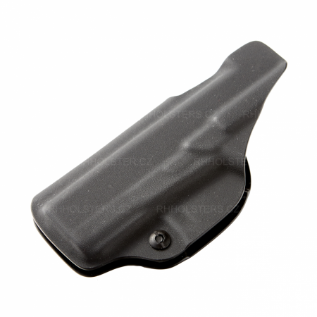 IWB vnitřní kydexové pouzdro na Glock 43X Rail, plný sweatguard, černé