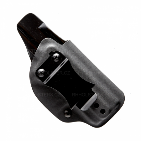 IWB vnitřní kydexové pouzdro na Glock 43X Rail, plný sweatguard, černé