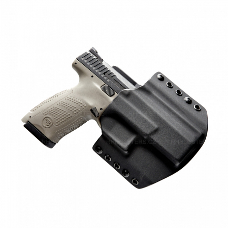 OWB vnější kydexové pouzdro na CZ P-10 C , poloviční sweatguard, černé